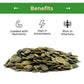 Sincerely Nuts - Raw Unsalted Shelled Pepitas Pumpkin Seeds | Healthy Antioxidant All Natural Snack Food Or Toppings | Vegan, Kosher, Gluten Free Food | High In Protein 3(Lb) Bag
