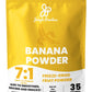 Jungle Powders Banana Powder For Smoothies 5 Ounce Bag Freeze Dried Banana Powder, Banana Extract For Baking Flavoring Banana Fl