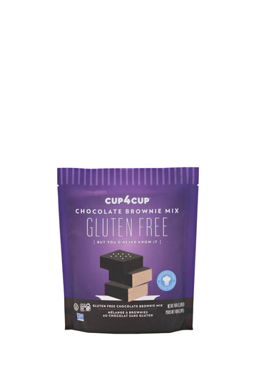 Cup4Cup Chocolate Brownie Mix, 14.25 Ounces, Certified Gluten Free, Dairy Free, Non-Gmo, Kosher, Made In The Usa