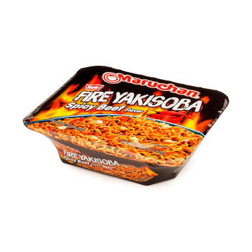 Maruchan Yakisoba Fire Spicy Beef Flavor, 3.99 Ounce (Pack Of 8)