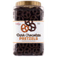 Dark Chocolate Covered Pretzels | 40 Ounce Bag | Salted Pretzels in Mildly Sweet Chocolate Coating