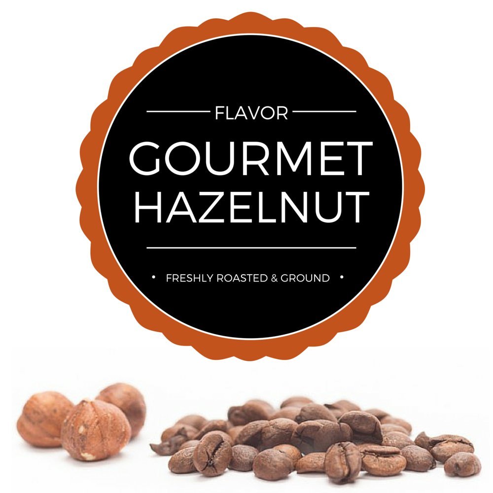 Stone Street Flavored Ground Coffee, Hazelnut Supreme, 100% Colombian Arabica, Medium Roast, 16 Ounce