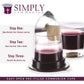 Simply Prefilled Communion Cups and wafer set - Tray & Seatback Pew Compatible - Concord Juice & Bread - Box of 600 - Easy Open 2-part system - Made in the USA - comuni?n cups and bread