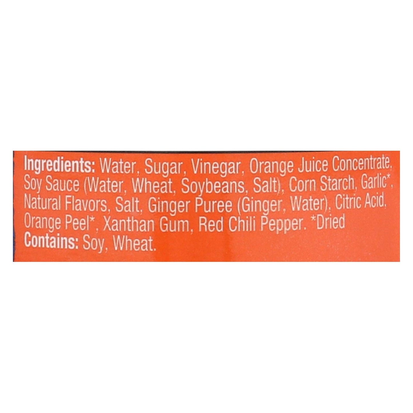 Soy Vay Orange Ginger ( 6 X 19 Oz   )