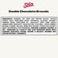 Sola Low Carb & Keto Friendly Granola, Double Chocolate - Low Sugar, Naturally Flavored, Gluten Free & No Artificial Colors, Fla