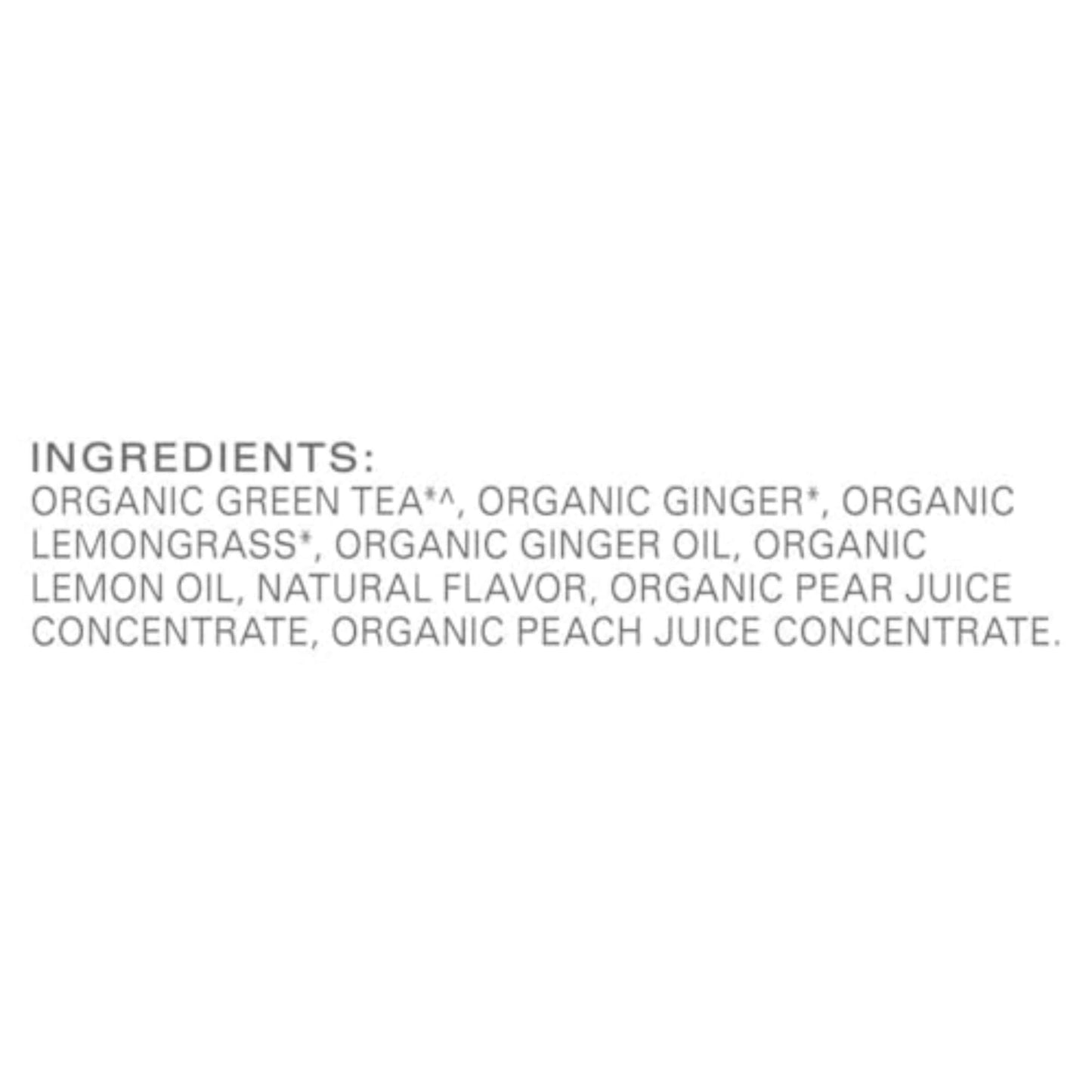 Tazo Organic Green Tea, Green Ginger, Caffeinated Tea, 16 Total Bags