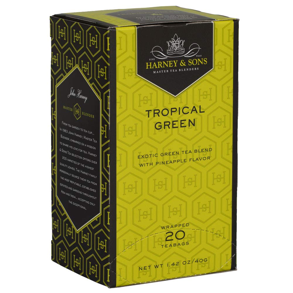 Harney & Sons Tropical Green Premium Tea, 20/Bx