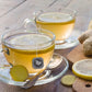 Bigelowwss Organic Lemon Ginger Herbal Tea 60 Ct. W/A Storage Bag