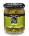 Sable & Rosenfeld Tipsy Olives - Colossal Green Olives Stuffed with Pimento - 10.6 oz (Pack of 6)