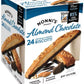 Nonnis Almond Chocolate Biscotti - Dark Chocolate Dipped, 24 Count, Individually Wrapped, 15.9 x 15.2 x 20.7 cm