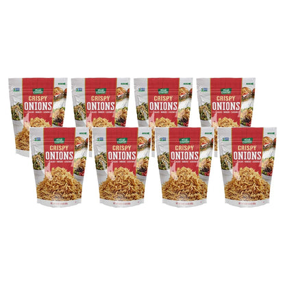 Fresh Gourmet Crispy Onions Snack and Salad Topper (24 Ounce (Pack of 8))