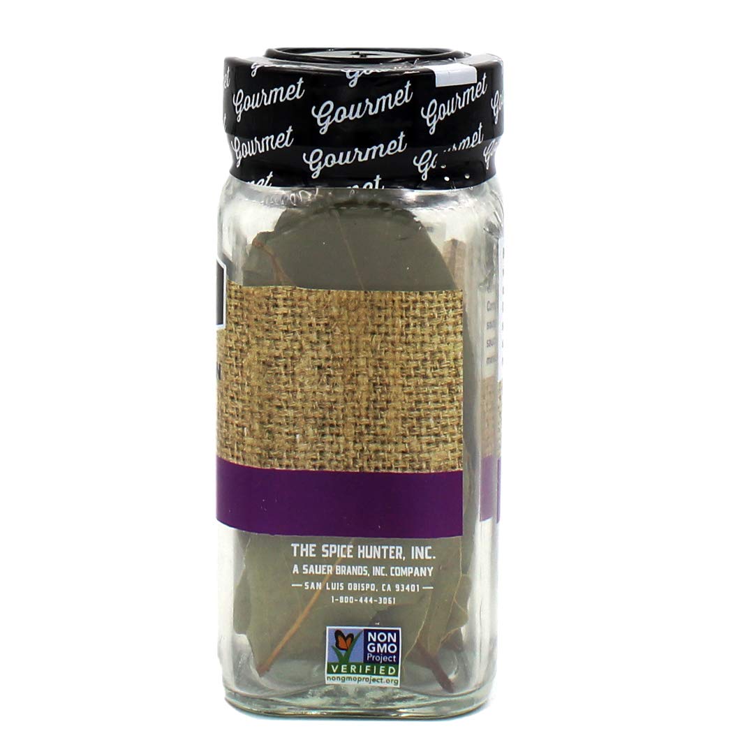 Spice Hunter Mediterranean Bay Leaves, Whole, 0.14-Ounce Jar