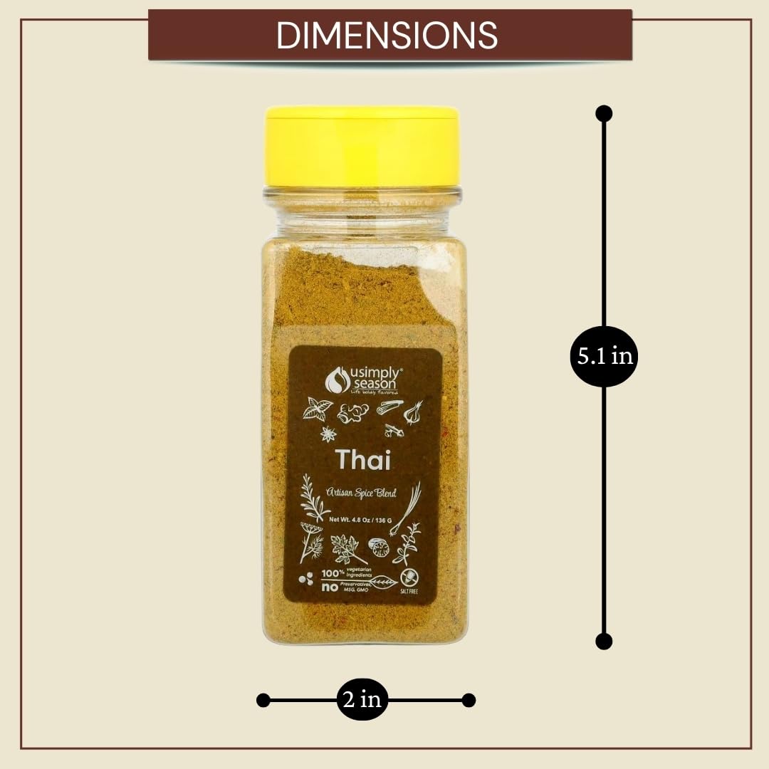 Usimplyseason Asian Seasoning (Thai Spice, 4.8 Oz)