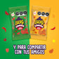 Lucas Spicy Gummies Watermelon Flavor, 2 Bags Of 4.58Oz Each - Tangy, Sweet, And Spicy & Chili Gummy Candy