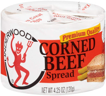 Underwood Corned Beef Spread, 4.25 Ounce (Pack of 12), Model 7300030, Corned Beef Flavor