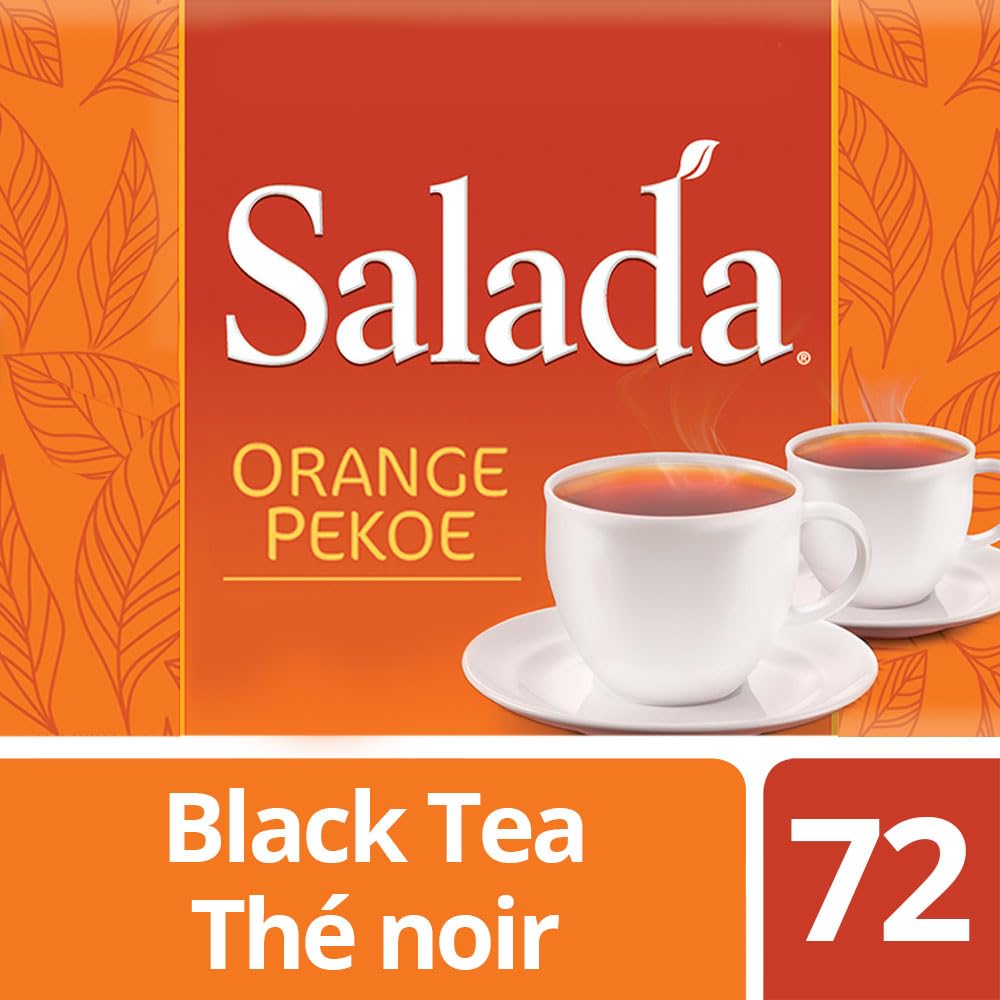 Salada Orange Pekoe Tea 72Ct Tea Bags, (Imported From Canada)