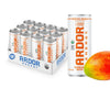 ARDOR ENERGY Sparkling Water Tropical Mango, 12 Fl Oz (Pack of 12), 100mg Organic Caffeine, No Sugar, Vegan, Gluten Free
