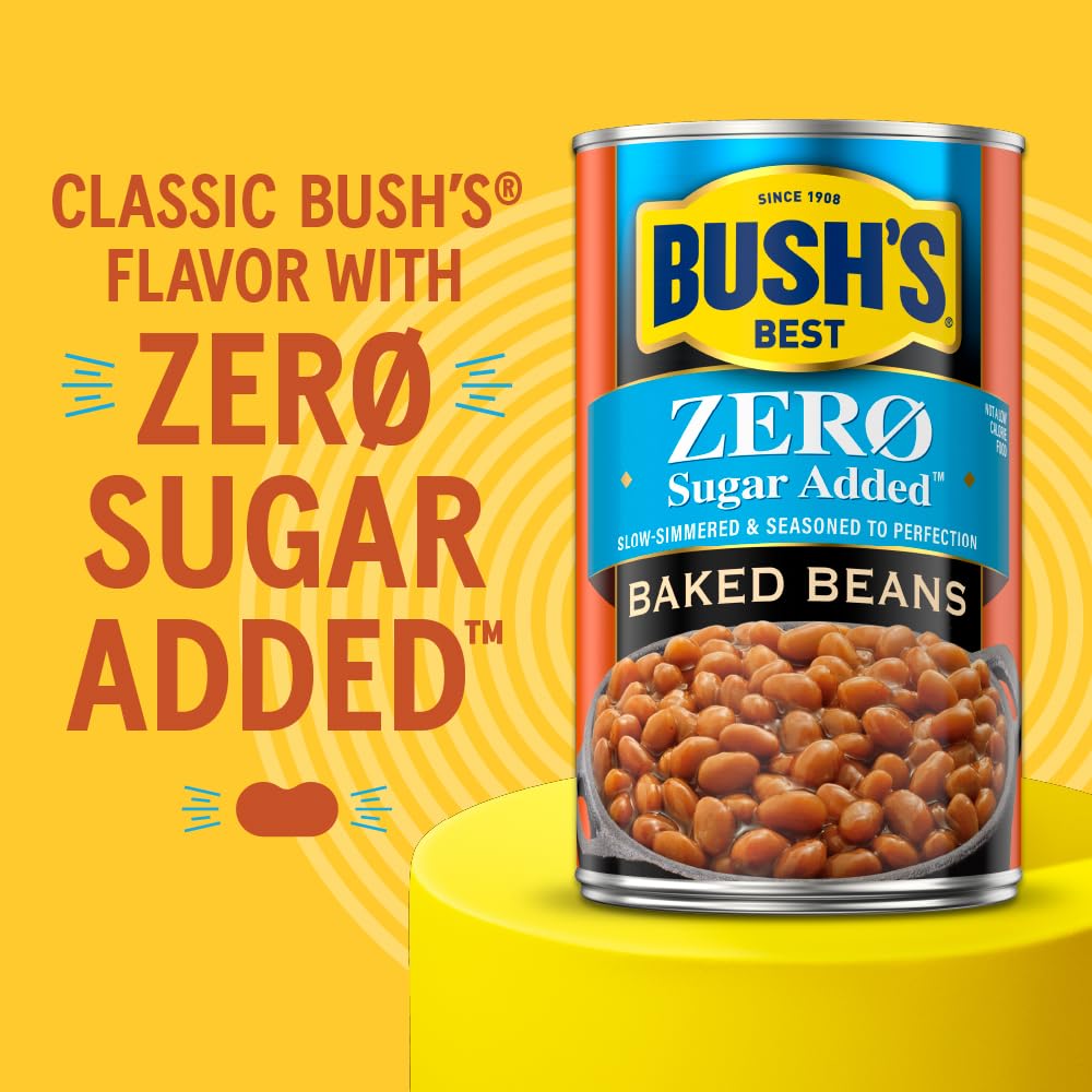 Bush'S Best 8.1 Oz Zero Sugar Added Baked Beans