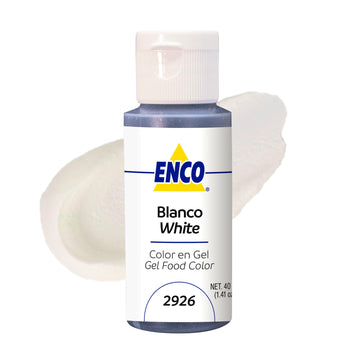 ENCO Food Coloring Gel White 1.41 oz (40g) Concentrated, Vegan