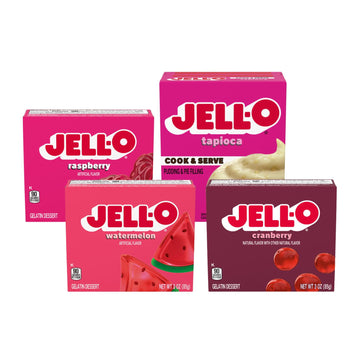 Jell-O Pudding Variation (Tapioca + Cranberry + Raspberry + Watermelon)