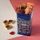 Michel Et Augustin Cookies Gift Tin, Individually Wrapped Snacks, Gourmet Milk Chocolate & Caramel Shortbread, Gift Basket, 40 F