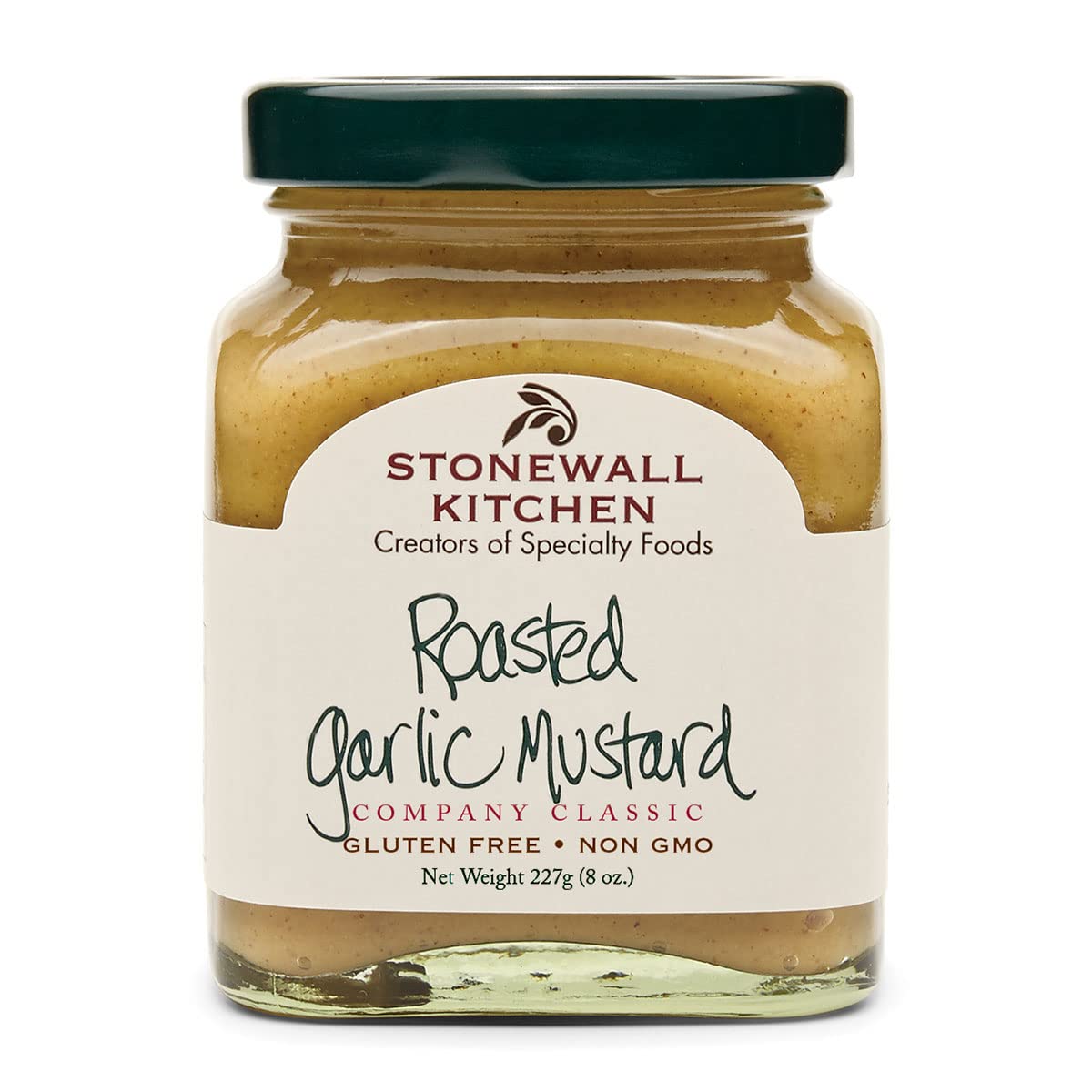 Stonewall Kitchen Roasted Garlic Mustard, 8 Ounce