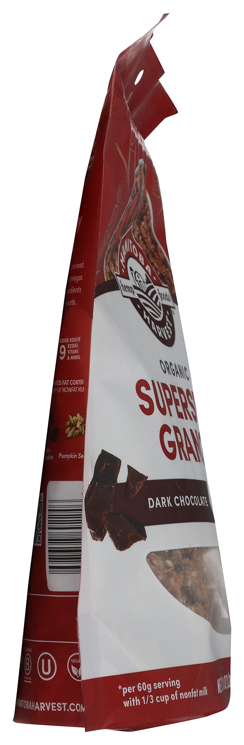 Manitoba Harvest Organic Dark Chocolate Hemp Yeah! Granola, 10 Oz