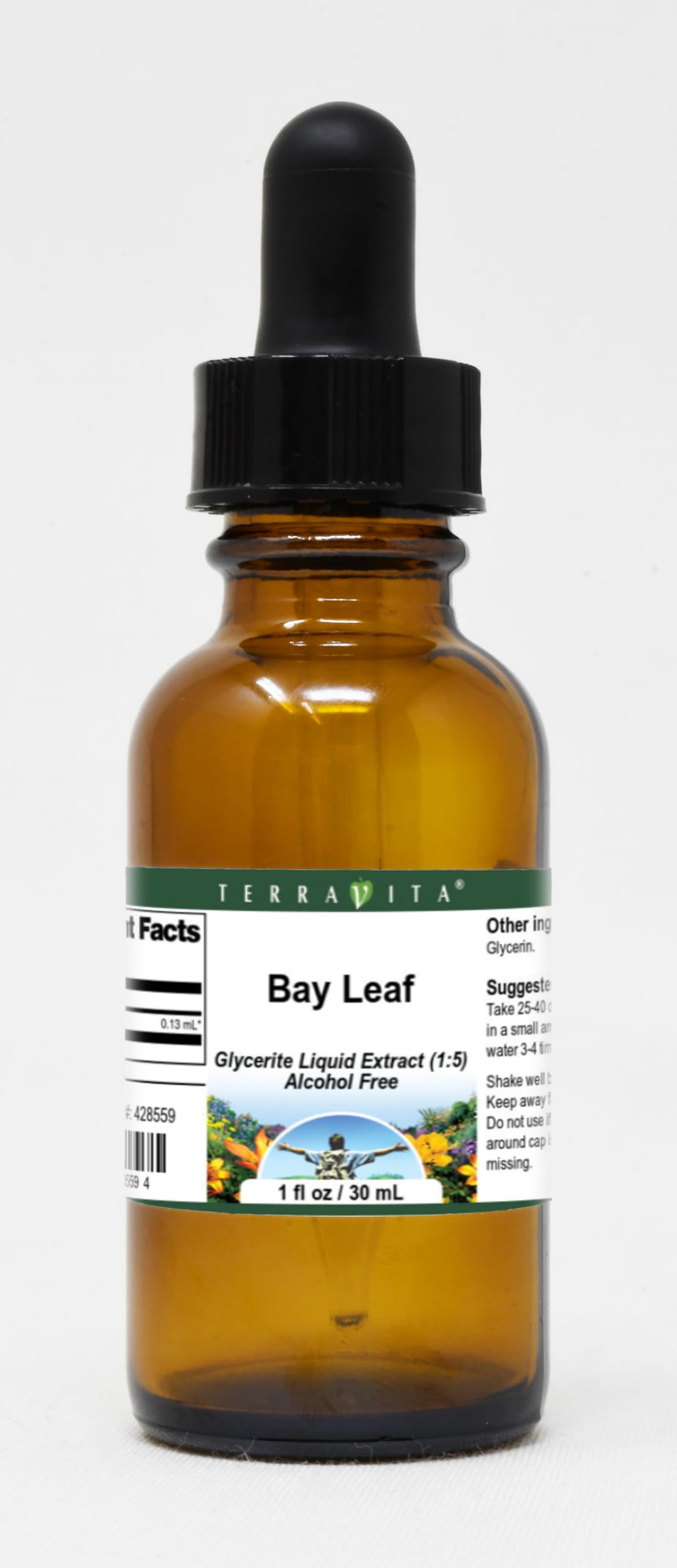 Bay Leaf - Glycerite Liquid Extract (1:5) - No Flavor (1 fl oz, ZIN: 428559)