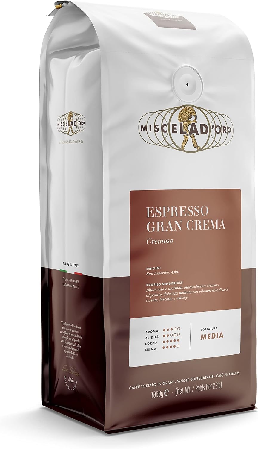 Miscela D'Oro Gran Crema Espresso Beans - 2.2 Lb