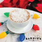 BARNIES COFFEE TEA Ground Coffee, Santas White Christmas, Coconut & Caramel, Medium Roast, 12 oz Bag