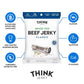 Think Jerky Classic Beef Jerky, Gluten-Free, Grass-Fed, Low Calorie, 2.2 oz Bags, 4 Pack