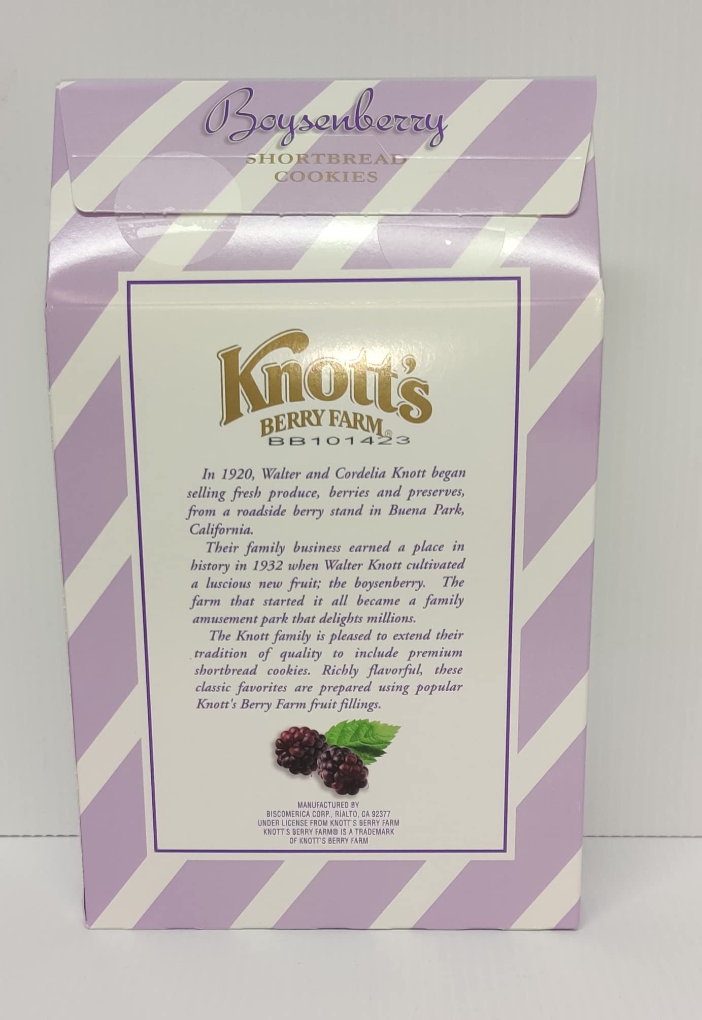 Knott'S Berry Farm Shortbread Cookies (Boysenberry, 16 Oz)