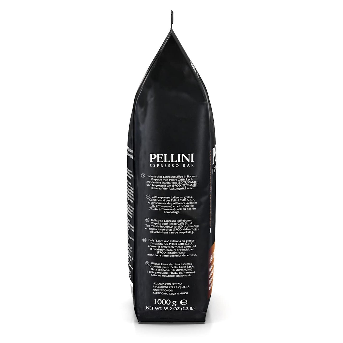 Pellini No.9 Cremeso Roasted Coffee Beans, 1kg (35.27 oz), Model 1136
