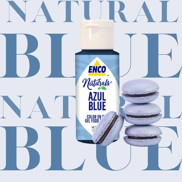 Enco Naturals Food Coloring Gel Blue 1.41 Oz (40G) Concentrated, Vegan, Kosher