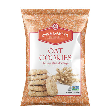 Butter Cookies By Unna Bakery, 5.5 Oz (Oats, 1)