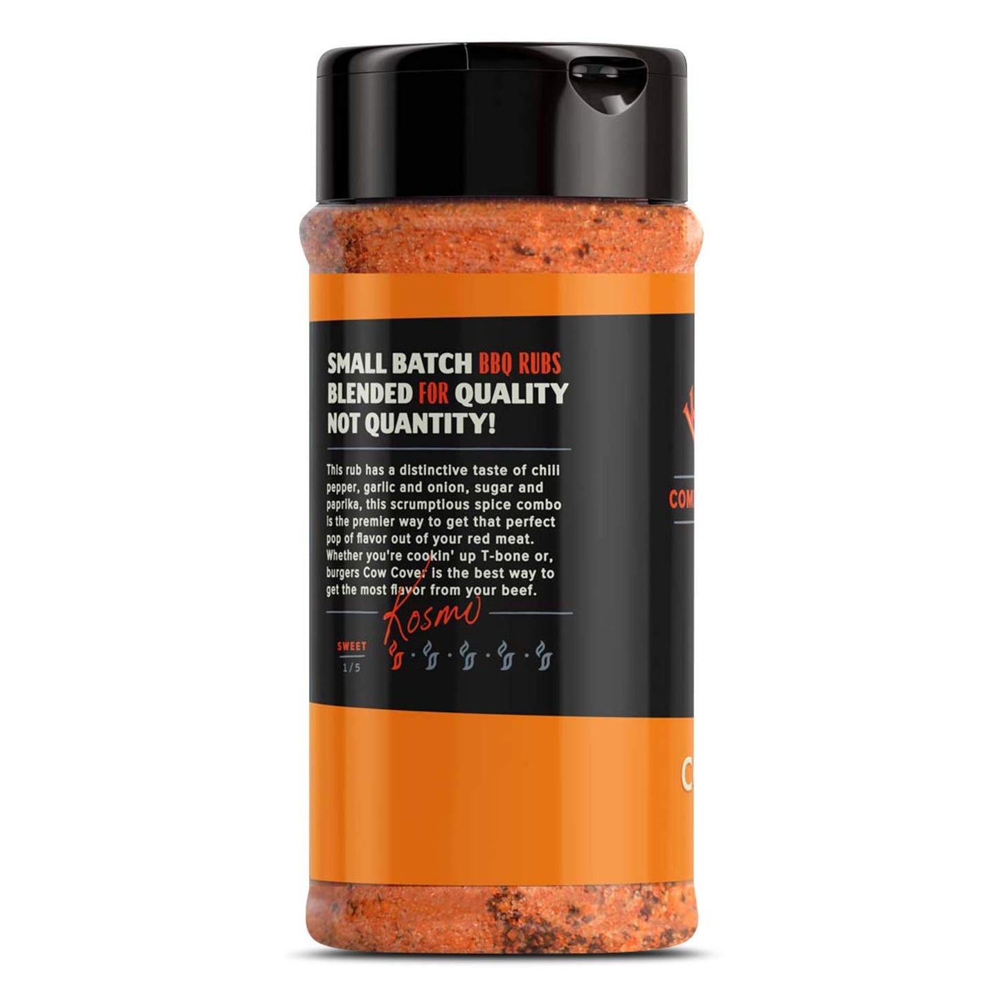 Kosmos Q BBQ Rub Savory Blend for Brisket, Steak, Ribs & Burgers, 10.5 oz Shaker Bottle