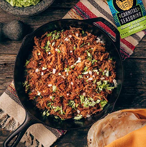 Siete Carnitas Taco Seasoning Mix | Gluten Free | Vegan | Paleo | Preservative Free (6 Packets) 42 Servings