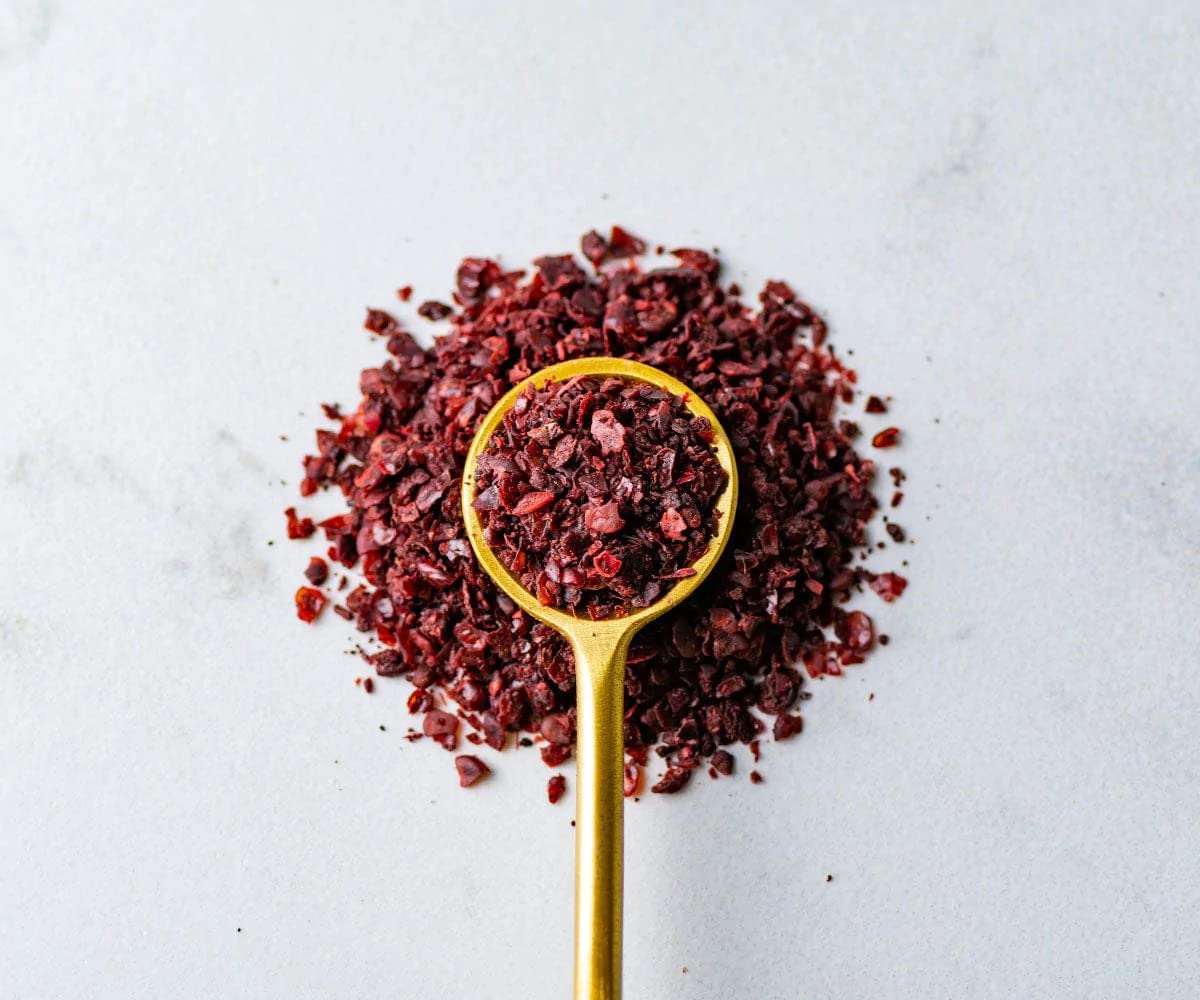 Savory Spice Ground Sumac Berries - Sumac Seasoning Powder for Middle Eastern Cuisine | Pure Ground Sumac Seeds for Turkish & Ar