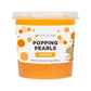 Tea Zone B2052 7 Lbs Orange Popping Pearls For Boba Tea Beverages, Sweets, Ice Cream Topping
