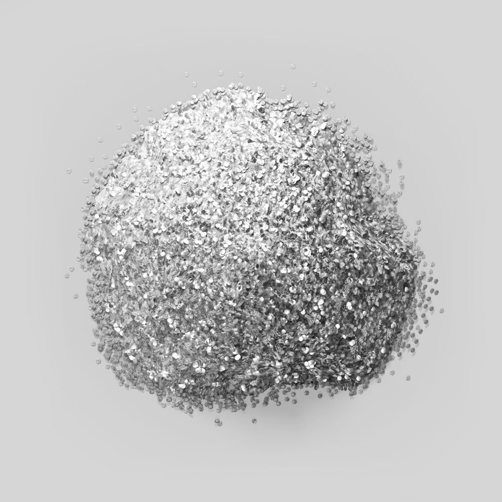 Colour Mill Glitz Blend Powder Food Color, 10 Milliliters Silver