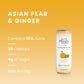 Moshi Asian Flavored Sparkling Water 12 Pack - Carbonated Drink Made With Real Fruit Juice - No Added Sugar - Low Calorie (Pack