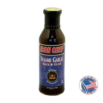 Iron Chef Sesame Garlic Sauce And Glaze,, 4 Count (Pack Of 4)