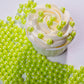 Light Green Sprinkles Edible Pearls,Cake Sprinkles 130G 4.6Oz,Cookie Sprinkles,Sugar Pearl, Edible Candy Pearls For Cake Cupcake Decorationg (7Mm-Lightgreen)