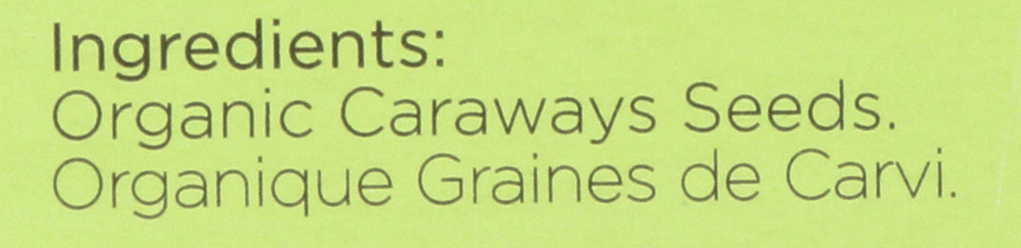 SPICELY Organic Caraway Seeds Whole, Certified Gluten Free, 0.35 Ounce ecoBox