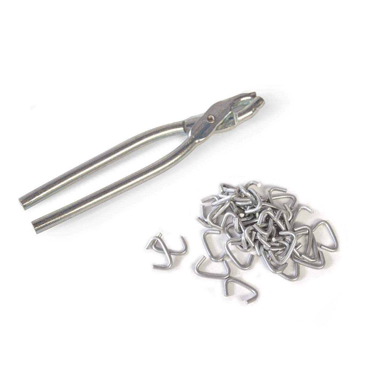 The Sausage Maker Salami Casing Kit, 76mm (3”) Dia. x 24” Fibrous Casings, 20ct with Pliers and Rings, 24 Piece Set