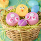 Sweets Indeed Easter Silicone Oreo Mold With Candy Sprinkles And Shapes Bunny Tails Eyes Beaks Decorates 12 Cookies Perfect For