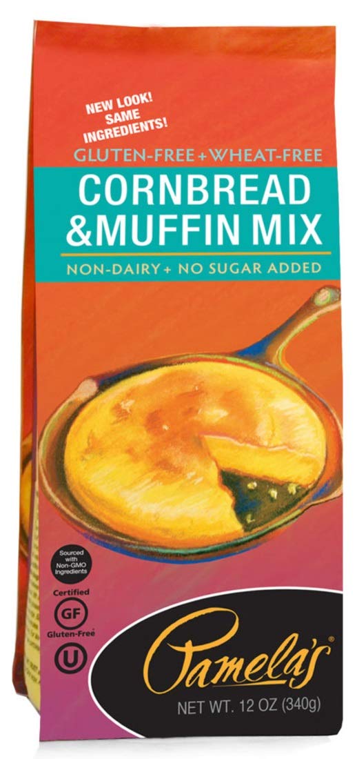 Pamela'S Gluten Free Cornbread And Muffin Mix, 12 Oz (Pack Of 3)