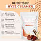 RYZE SUPERFOODS Probiotic Coffee Creamer with 6 Organic Mushrooms, 7.85 oz, Gluten-Free, for Energy, Focus, and Digestion