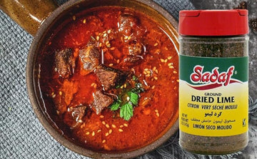 Sadaf Ground Dried Lime - Limoo Omani - Dried Lime Powder for Cooking & Food Flavoring - Lime Grounded - Kosher & Vegetarian - 5