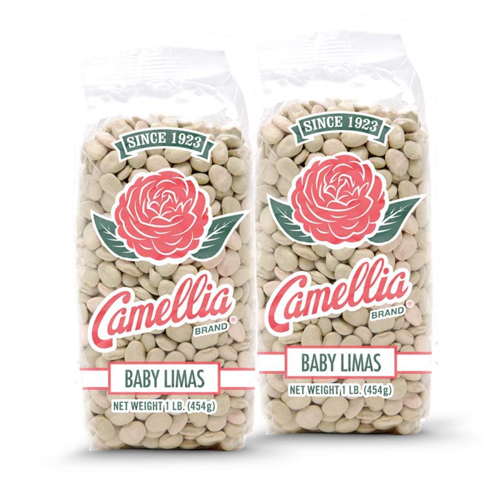 Camellia Brand Dry Baby Lima Beans 1Lb - 2 Pack